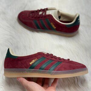 Adidas Gazelle Indoor Shadow Red Shadow Green Mens JH5403 NEW Sz 9.5